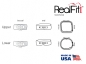 Preview: RealFit™ I – Kit Introductoriu, Arcada sup. Inele+tubusoare triple (dinte 17,16,26,27) Roth .022"