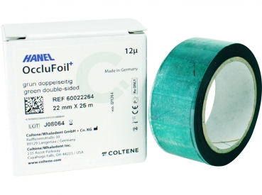 Folie Hanel 12µ PET ds 22mm verde 25m
