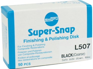 Super-Snap negru grosier grosier mini ES 50pcs
