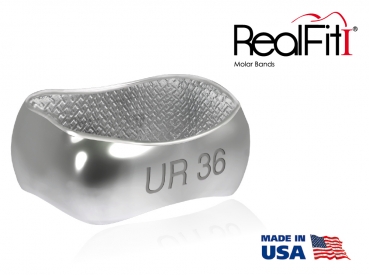 RealFit™ I – Arcada inf. – Inele cu tubusoare duble+tub Lip Bumper (dinte 36) Roth .018"