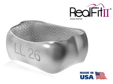 RealFit™ II snap - Kit introductoriu, Arcada sup., tubuosoare triple+clema palatinala (Dinte 17, 16, 26, 27) MBT* .018"