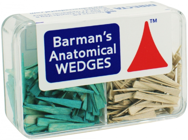 Barmans Wedges Anatomic mixt 200pcs
