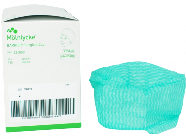 Capac chirurgical Barrier Kosack verde 120pcs
