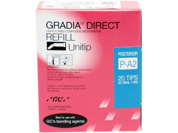 Gradia Direct Posterior Unitip P-A2 20 buc.
