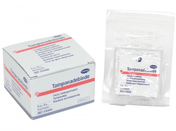 Bandaj de tamponare 1cm/5m steril Pa
