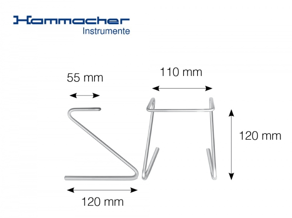 Suport pentru clesti, marime M (Hammacher)